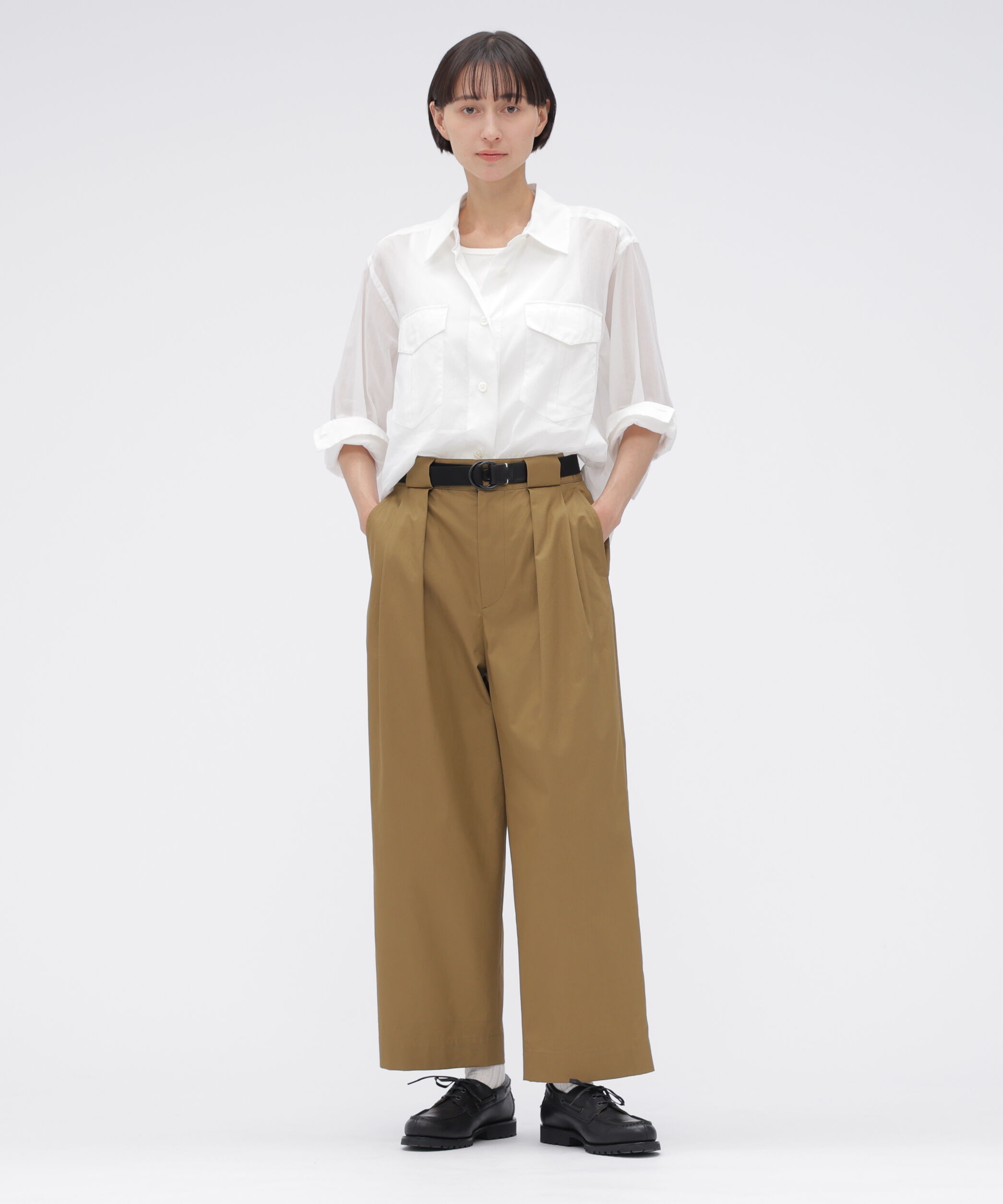  「SHEER COTTON STRIPE SHIRT」|シャツ・ブラウス|