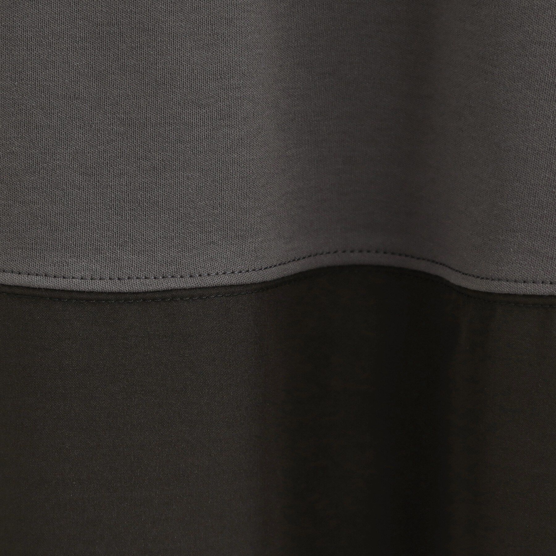 SHOO･LA･RUE「【ひんやり/UV/抗菌防臭】体型カバーも叶う 裾切り替えAライントップス」|Tシャツ・カットソー|
