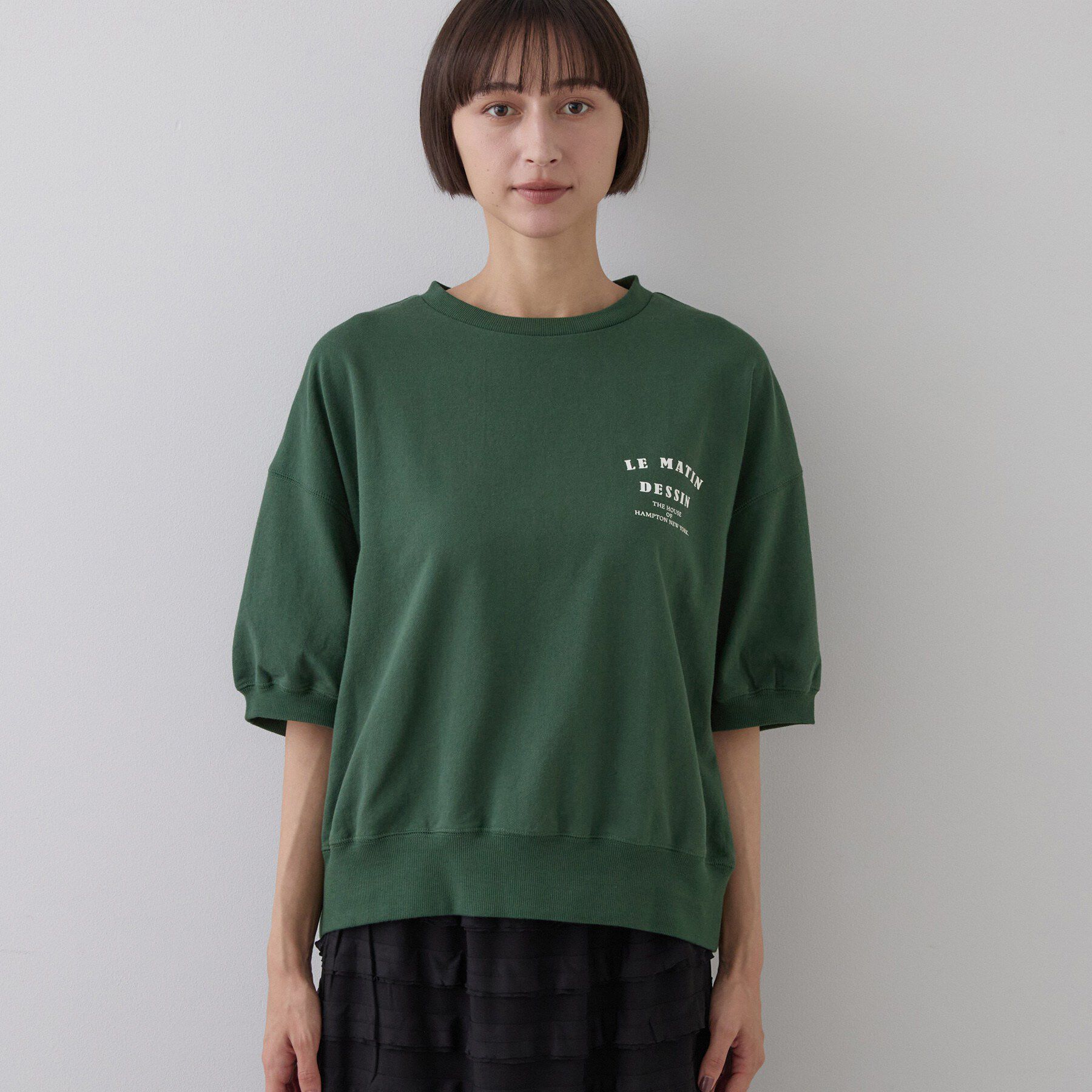 Dessin「ハーフスリーブロゴプルオーバー」|Tシャツ・カットソー|