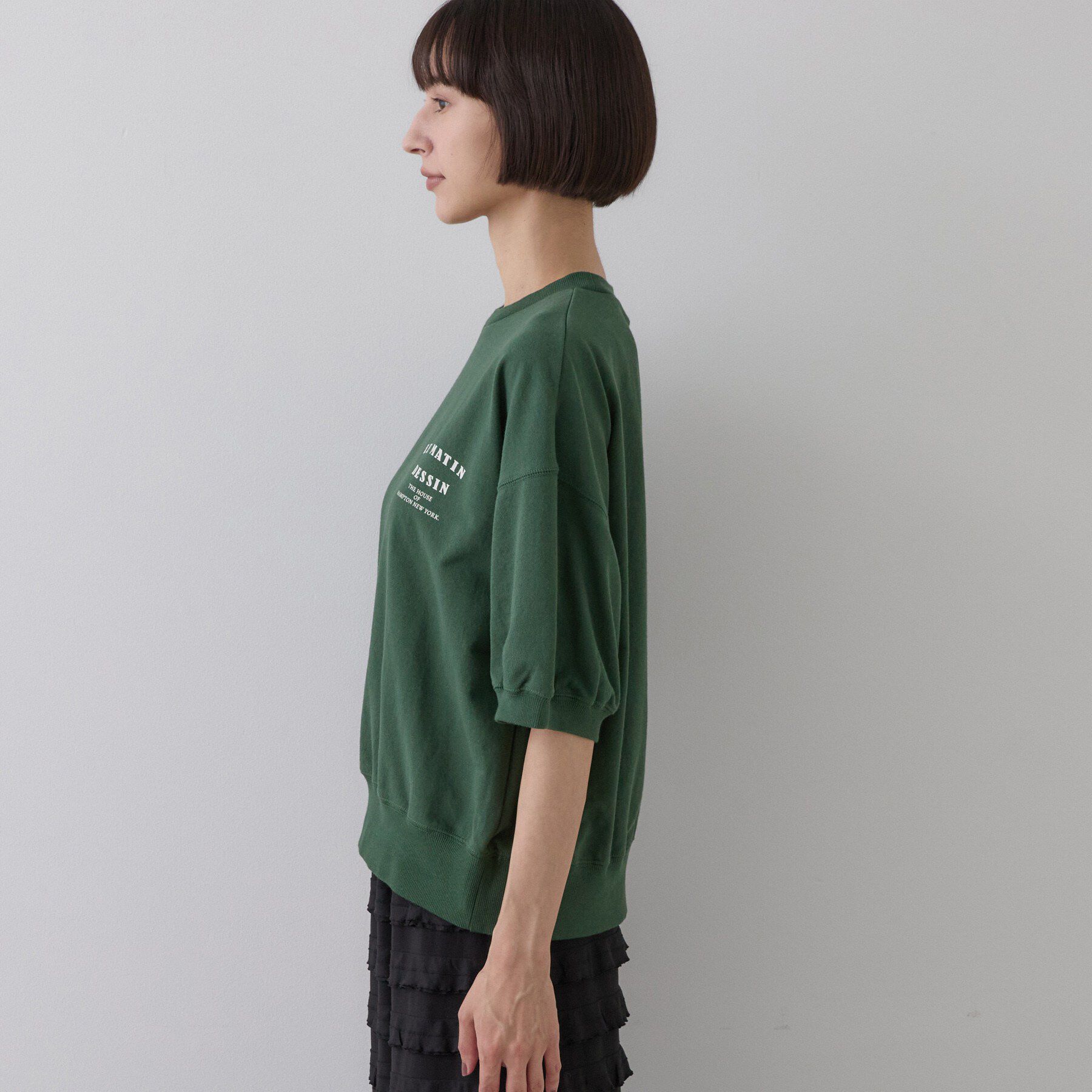 Dessin「ハーフスリーブロゴプルオーバー」|Tシャツ・カットソー|