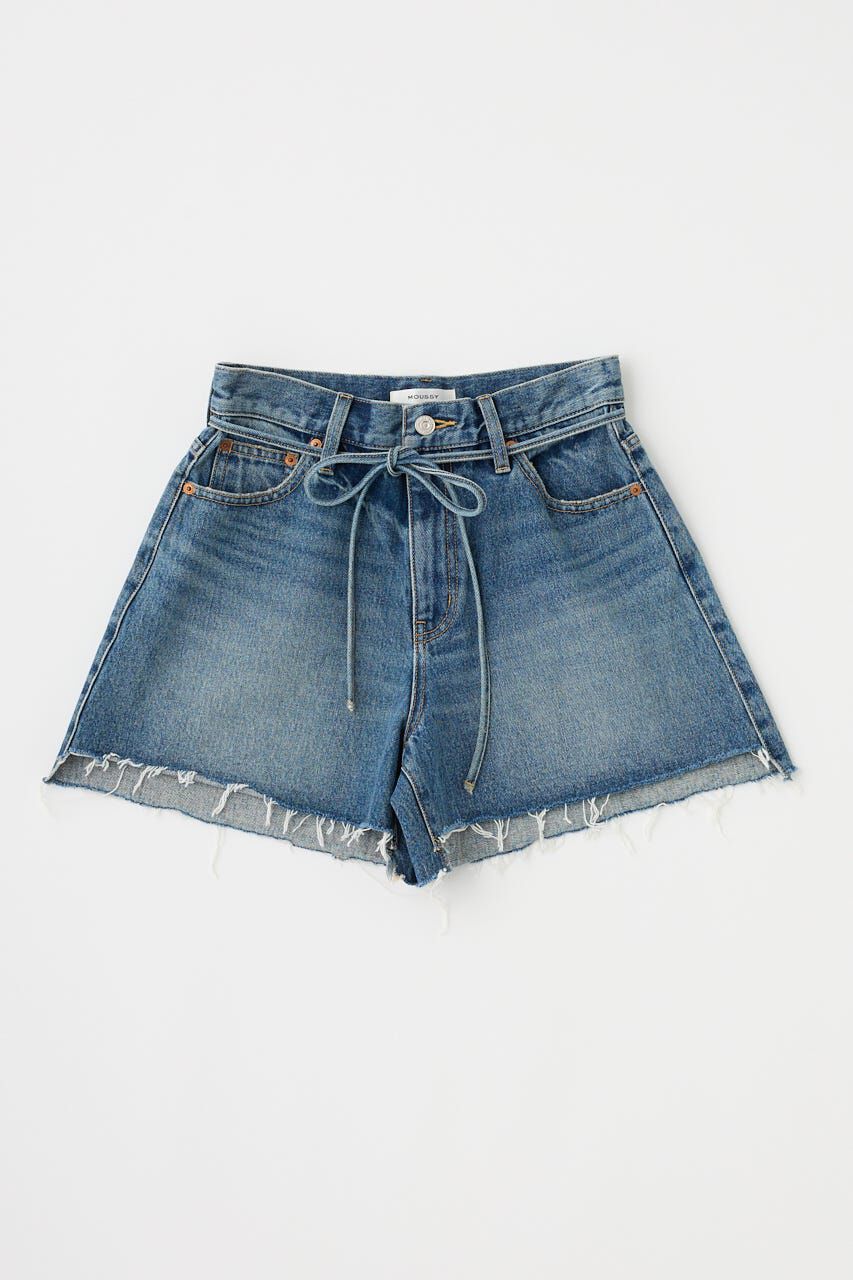 MOUSSY「WIDE DENIM ショーツ」|デニム|