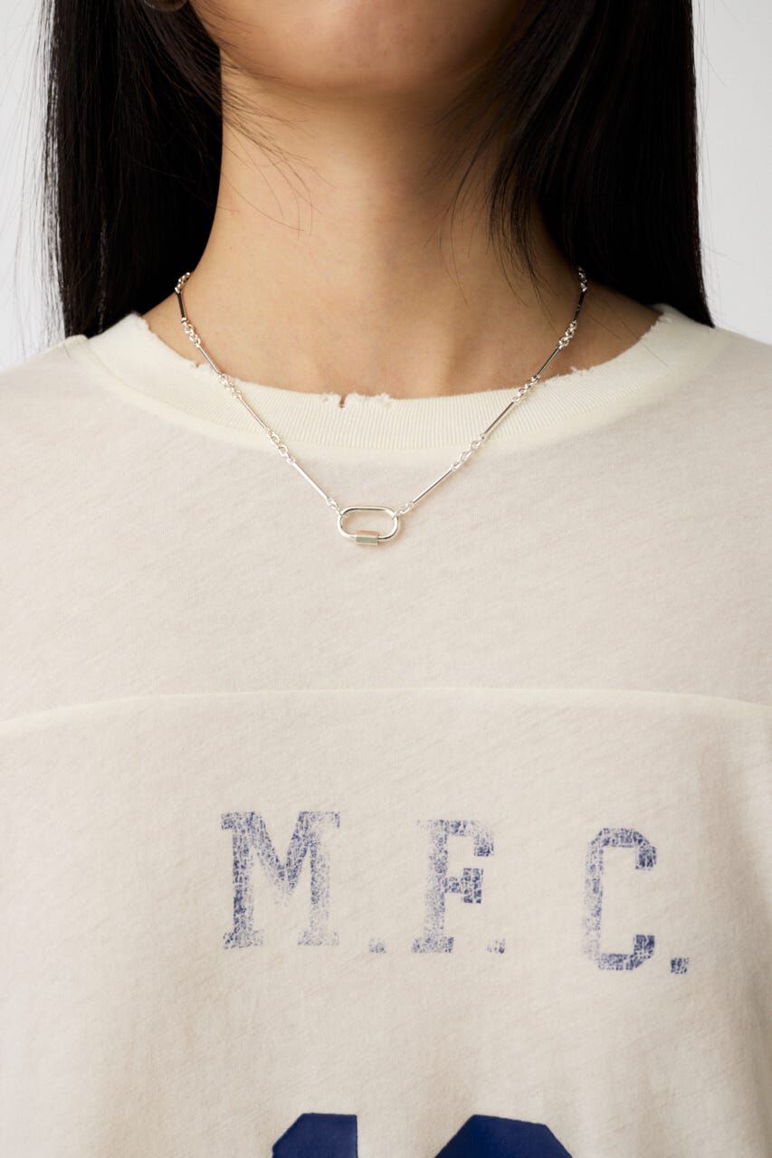 MOUSSY「BROKEN フットボール TEE」|Tシャツ・カットソー|