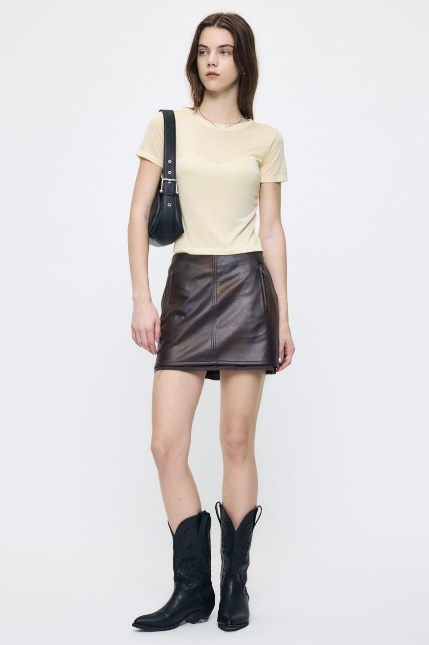MOUSSY「SHEER BASIC TEE」|Tシャツ・カットソー|