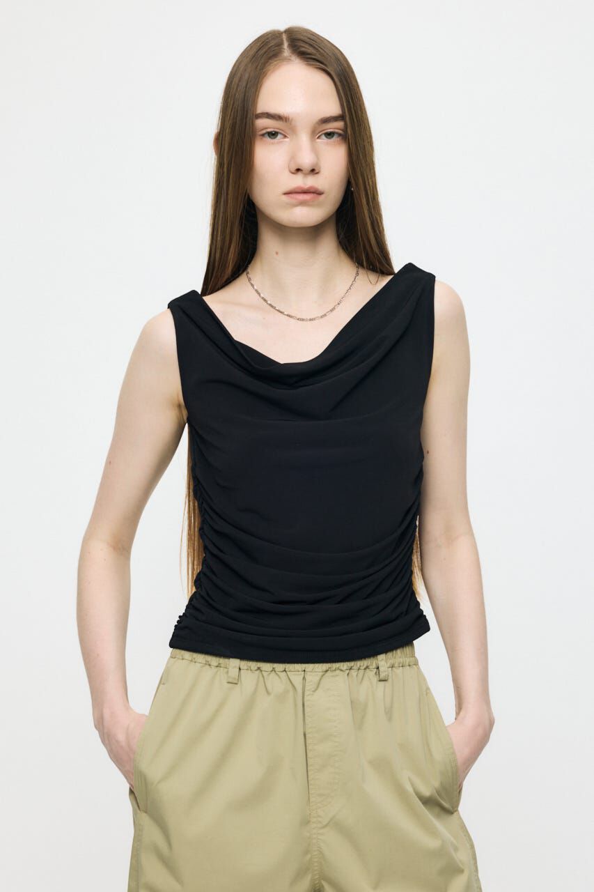 MOUSSY「WAIST GATHER DRAPE トップス」|その他|