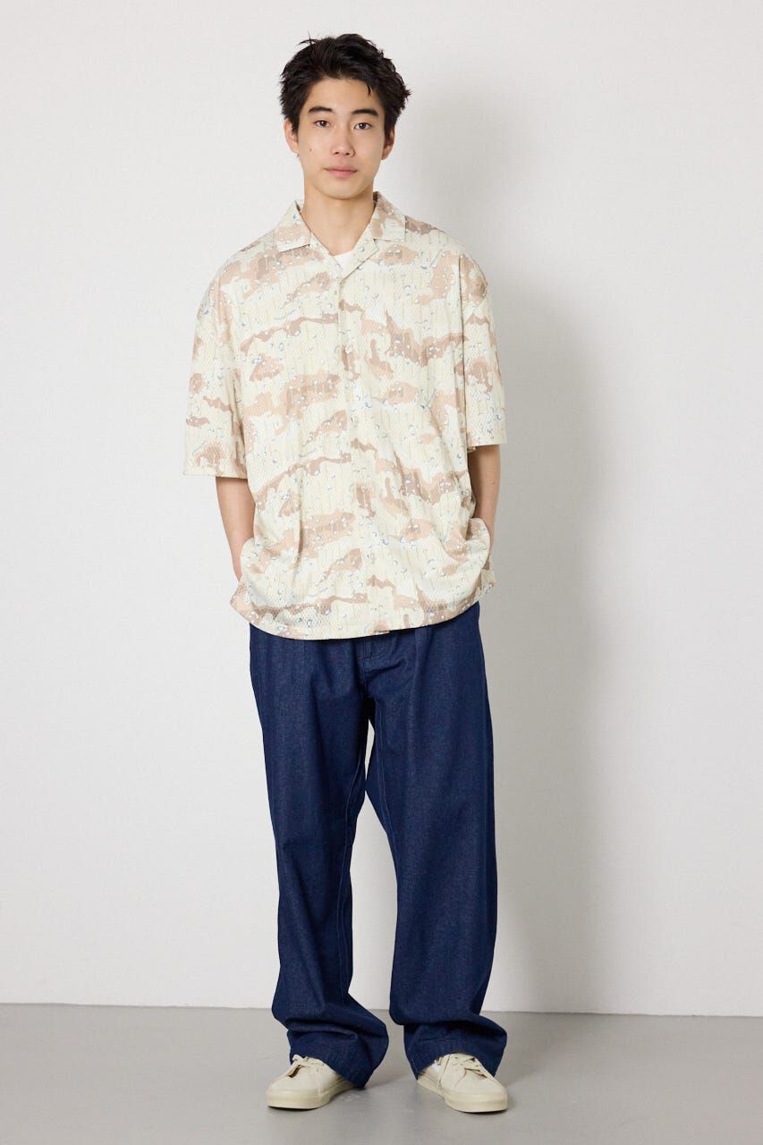 RODEO CROWNS「Coolist Denim ワイドパンツ」|デニム|