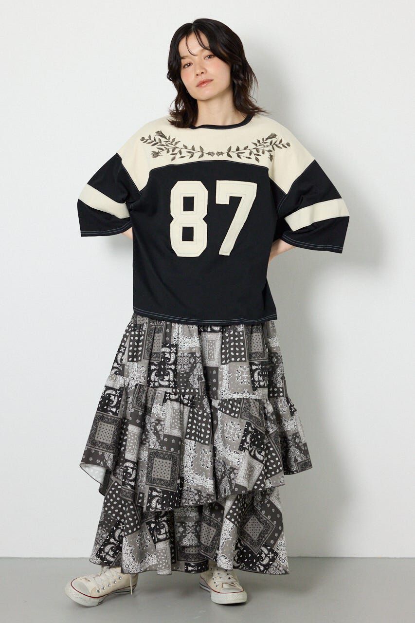 RODEO CROWNS「エンブロイダリーユニフォームTシャツ」|Tシャツ・カットソー|