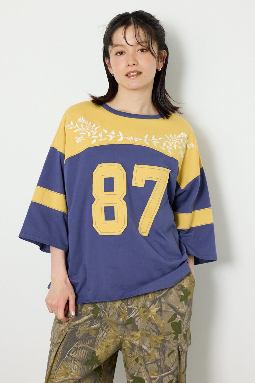 RODEO CROWNS「エンブロイダリーユニフォームTシャツ」|Tシャツ・カットソー|