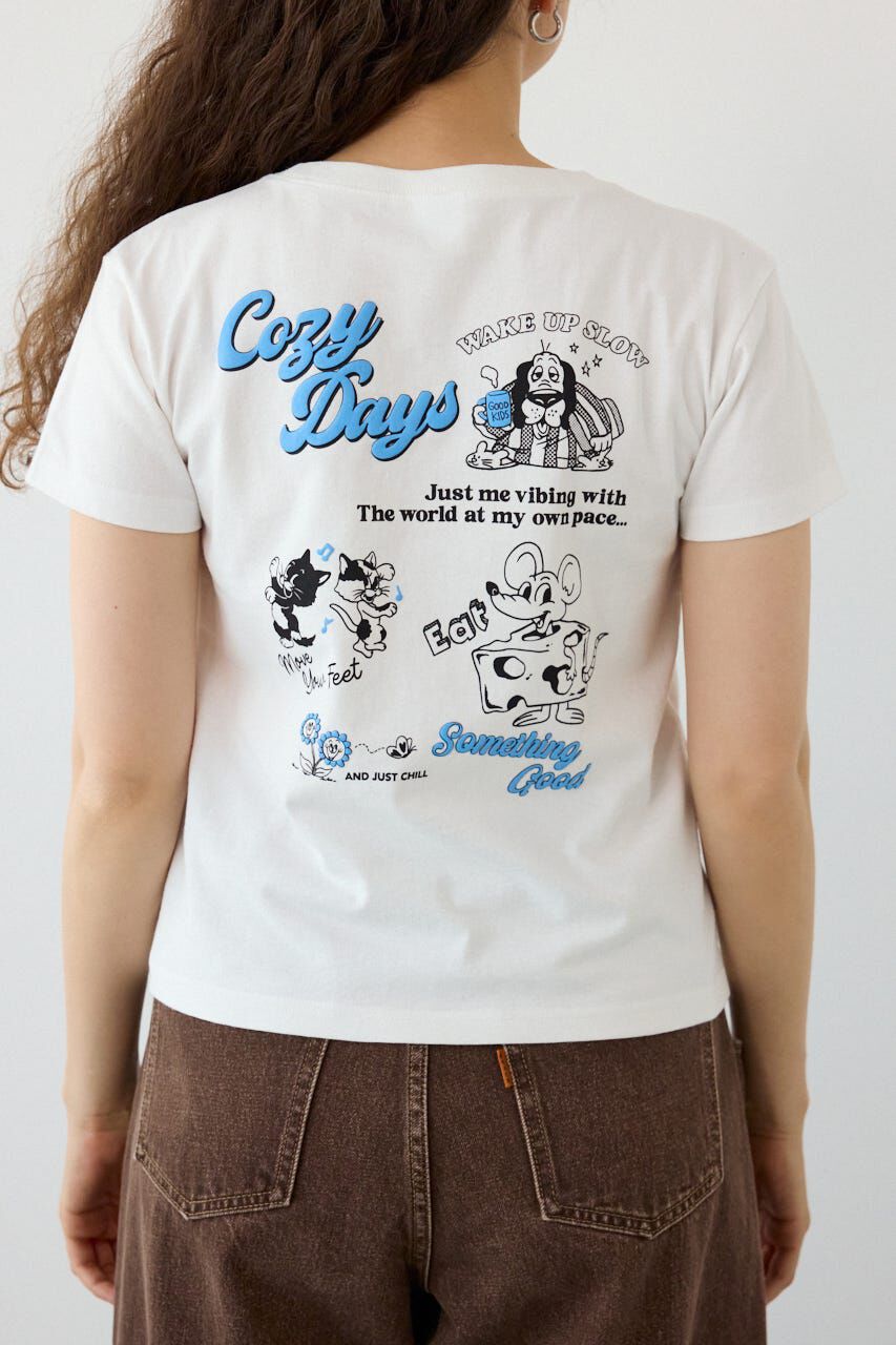 RODEO CROWNS「Doodle Cozy days Tシャツ」|Tシャツ・カットソー|