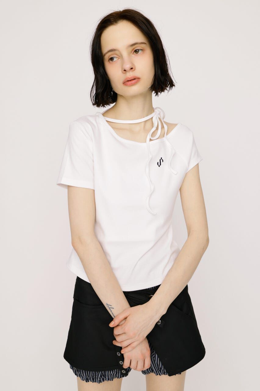 SLY「ONE SHOULDER S. トップス」|Tシャツ・カットソー|