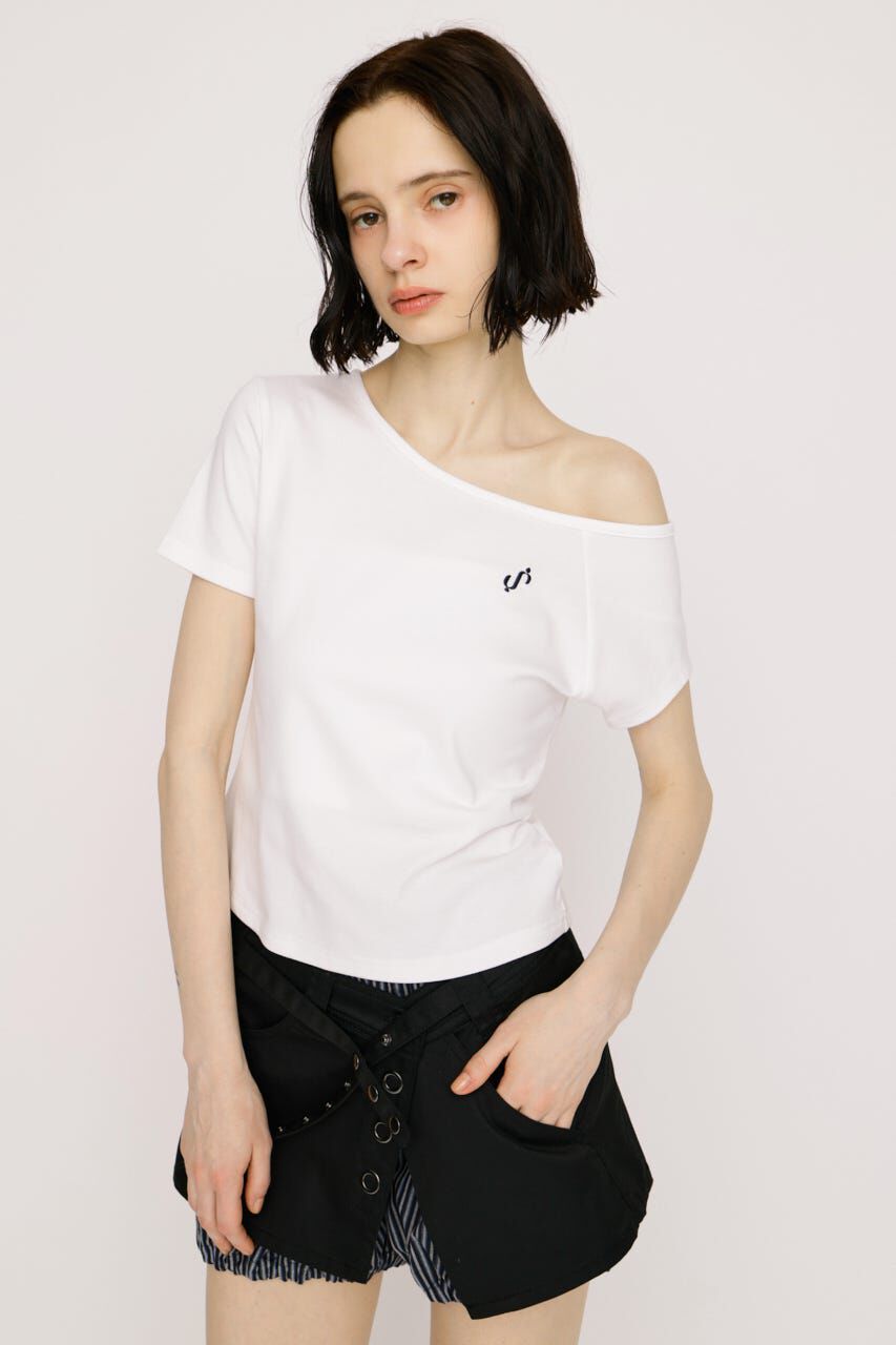 SLY「ONE SHOULDER S. トップス」|Tシャツ・カットソー|