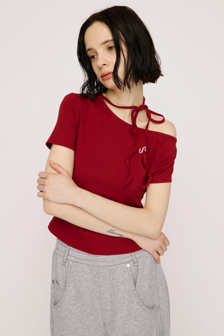 SLY「ONE SHOULDER S. トップス」|Tシャツ・カットソー|