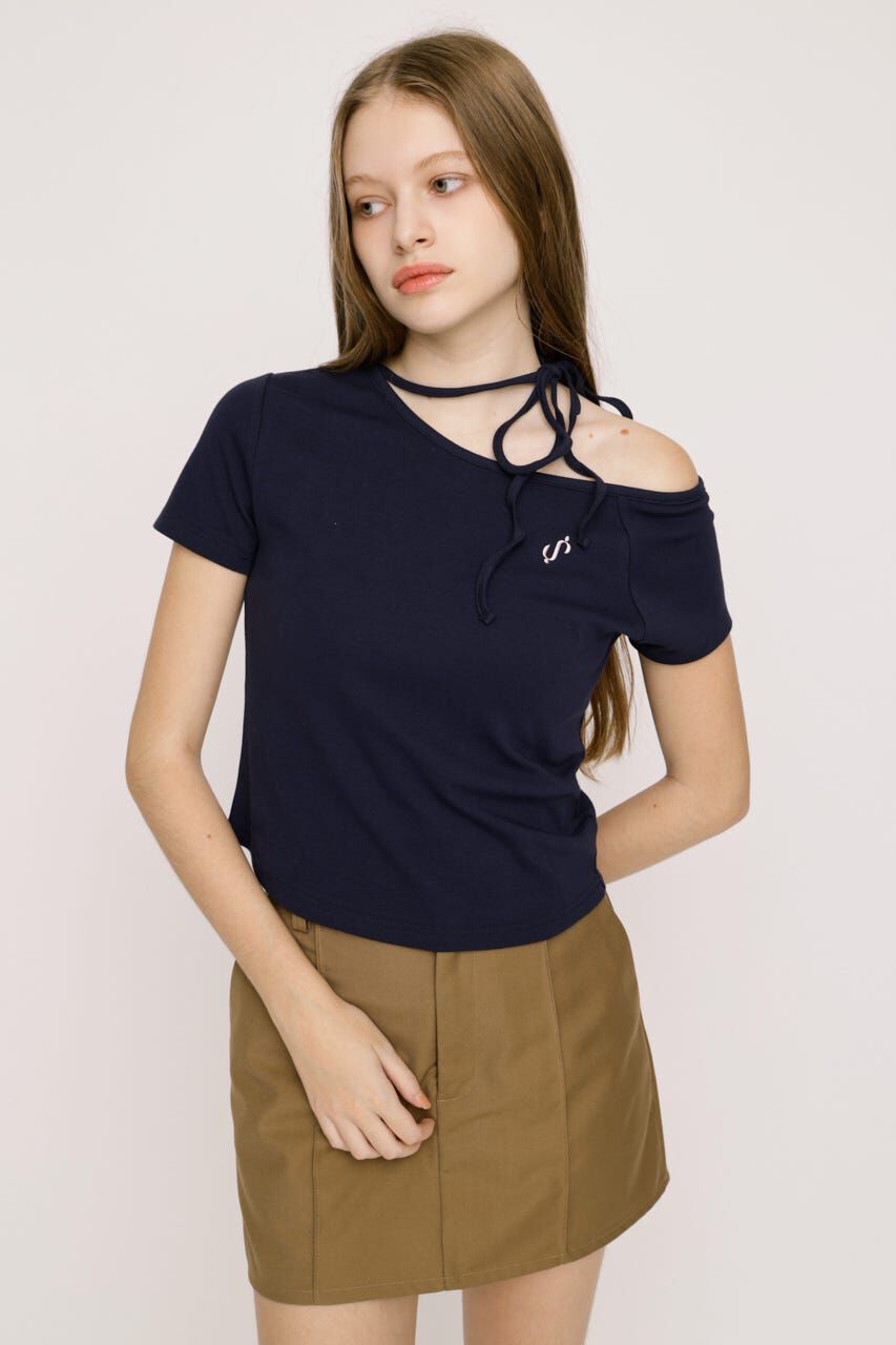 SLY「ONE SHOULDER S. トップス」|Tシャツ・カットソー|