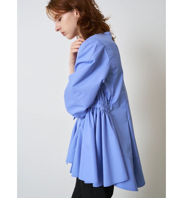 ELENDEEK「ASYME VOLUME HEM BL」|シャツ・ブラウス|