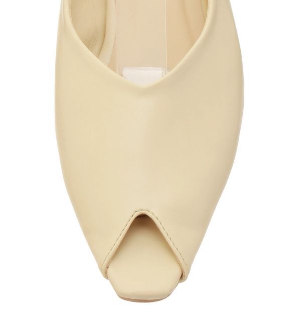 LAGUNAMOON「バックリボンオープントゥパンプス」|パンプス|