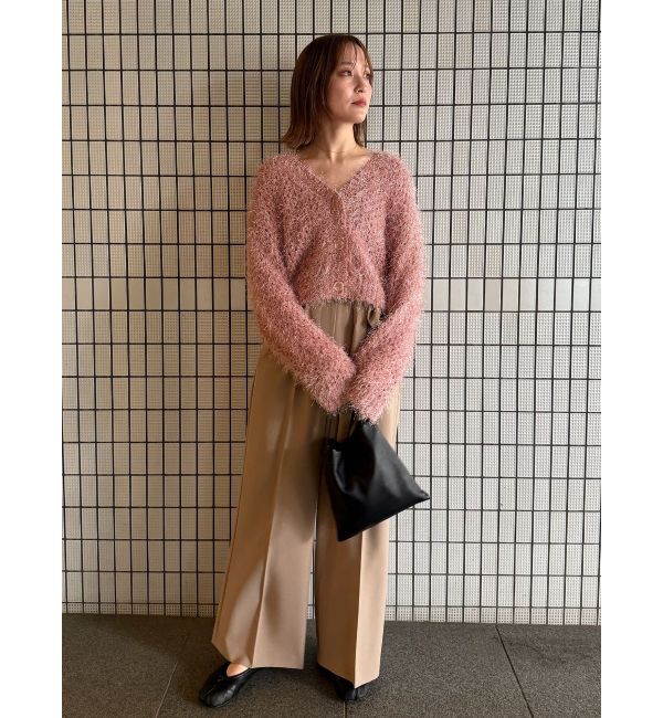 LAGUNAMOON「リボンベルトセンタープレスパンツ」|その他|
