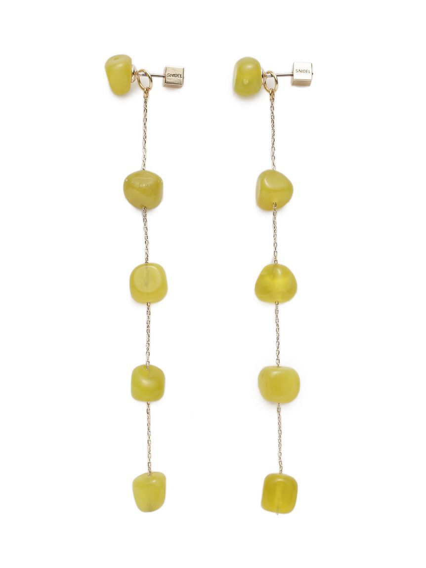 SNIDEL「ナチュラルストーンピアス」|ピアス|