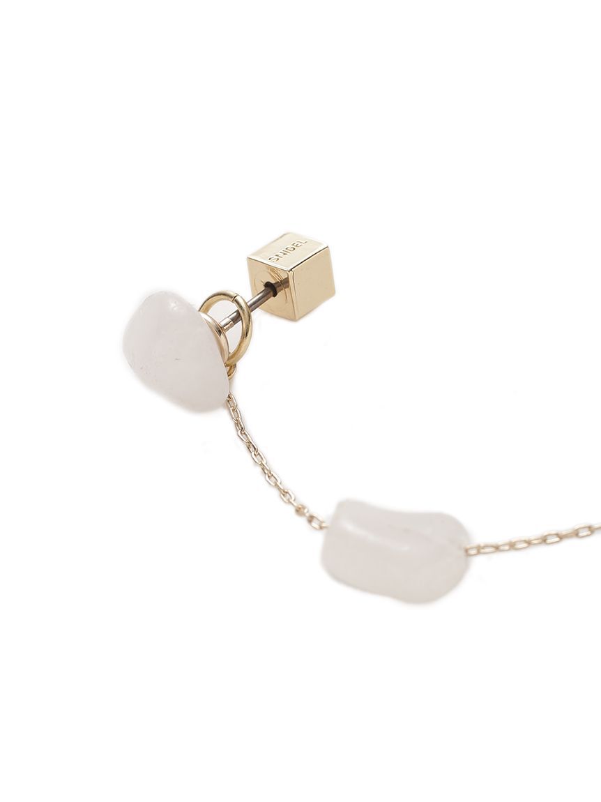 SNIDEL「ナチュラルストーンピアス」|ピアス|