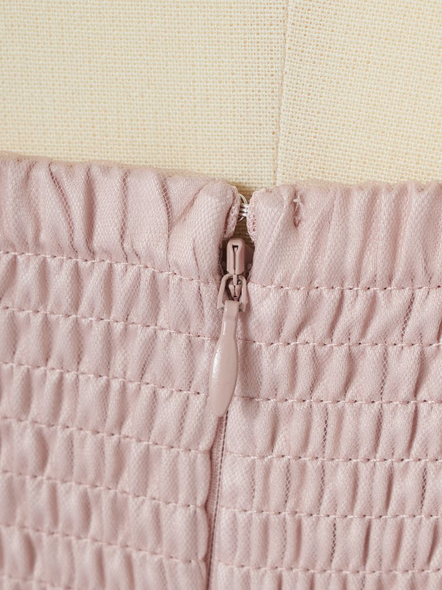 SNIDEL「チュール刺繍ベアペプラムトップス」|シャツ・ブラウス|