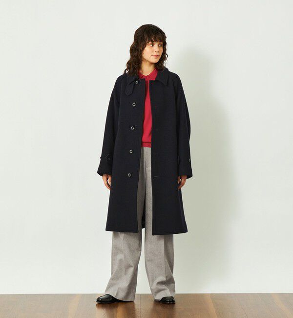 MACKINTOSH PHILOSOPHY「GREY LABEL タックプリーツワイドパンツ」|スラックス|