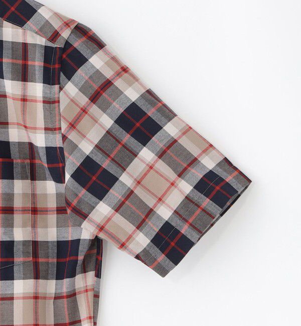 MACKINTOSH PHILOSOPHY「【WEB&一部店舗限定】シャンブレー/ハウスチェック 半袖ボタンダウン」|シャツ・ブラウス|