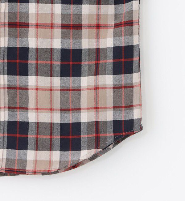 MACKINTOSH PHILOSOPHY「【WEB&一部店舗限定】シャンブレー/ハウスチェック 半袖ボタンダウン」|シャツ・ブラウス|