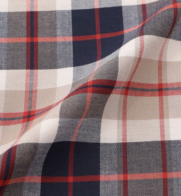 MACKINTOSH PHILOSOPHY「【WEB&一部店舗限定】シャンブレー/ハウスチェック 半袖ボタンダウン」|シャツ・ブラウス|