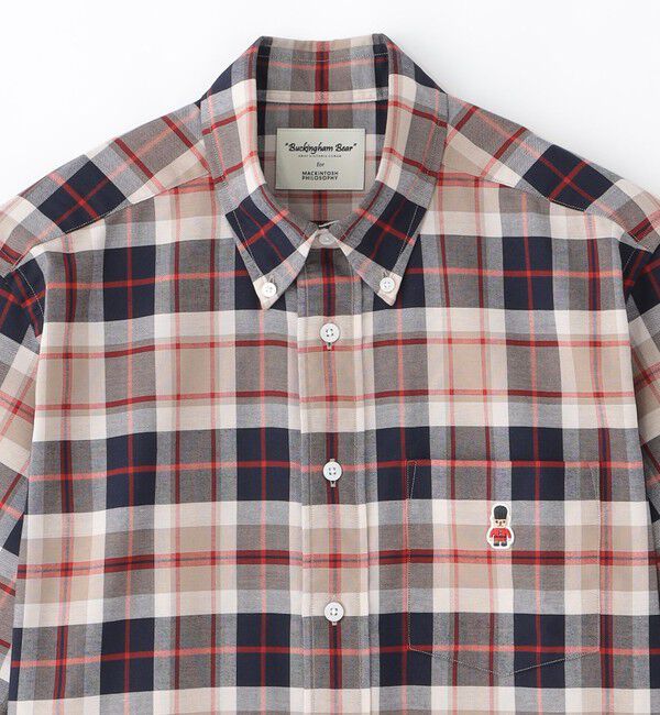 MACKINTOSH PHILOSOPHY「【WEB&一部店舗限定】シャンブレー/ハウスチェック 半袖ボタンダウン」|シャツ・ブラウス|