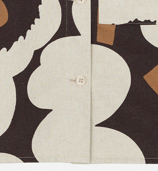 Marimekko「Pilkkoa Unikko オーバーシャツ」|シャツ・ブラウス|