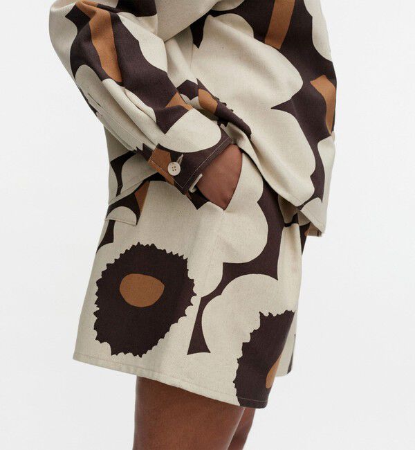 Marimekko「Pilkkoa Unikko オーバーシャツ」|シャツ・ブラウス|