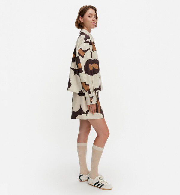 Marimekko「Pilkkoa Unikko オーバーシャツ」|シャツ・ブラウス|