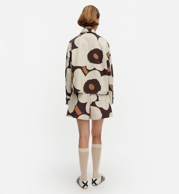 Marimekko「Pilkkoa Unikko オーバーシャツ」|シャツ・ブラウス|