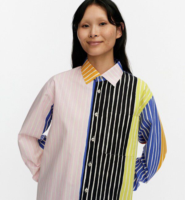 Marimekko「Jokapoika Multi シャツ」|シャツ・ブラウス|