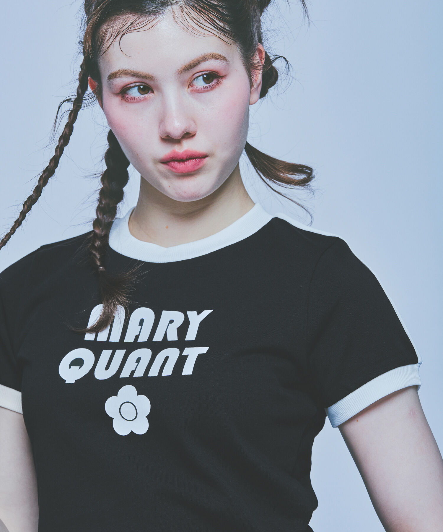 MARY QUANT「コンパクトリンガー Tシャツ」|Tシャツ・カットソー|