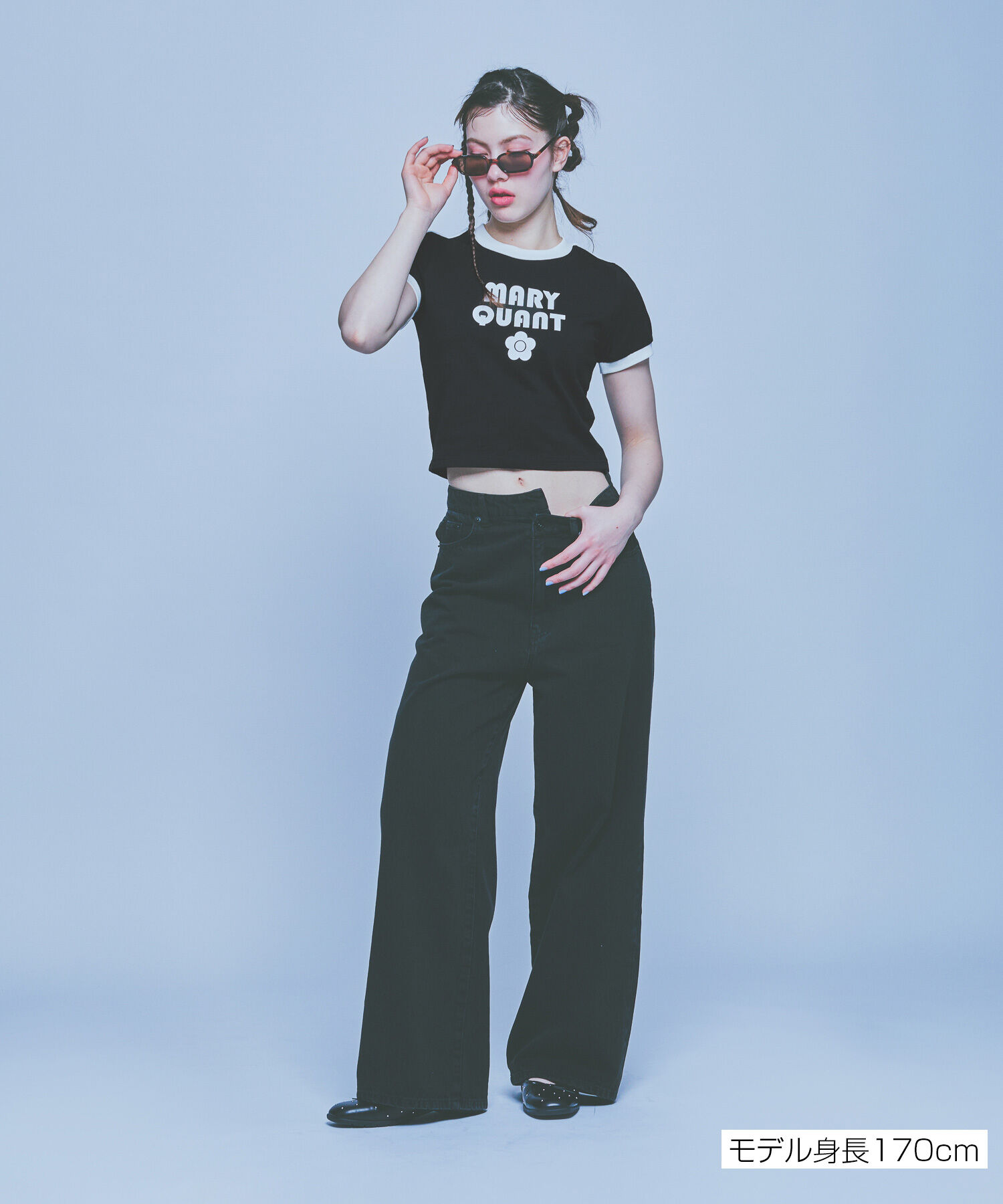 MARY QUANT「コンパクトリンガー Tシャツ」|Tシャツ・カットソー|