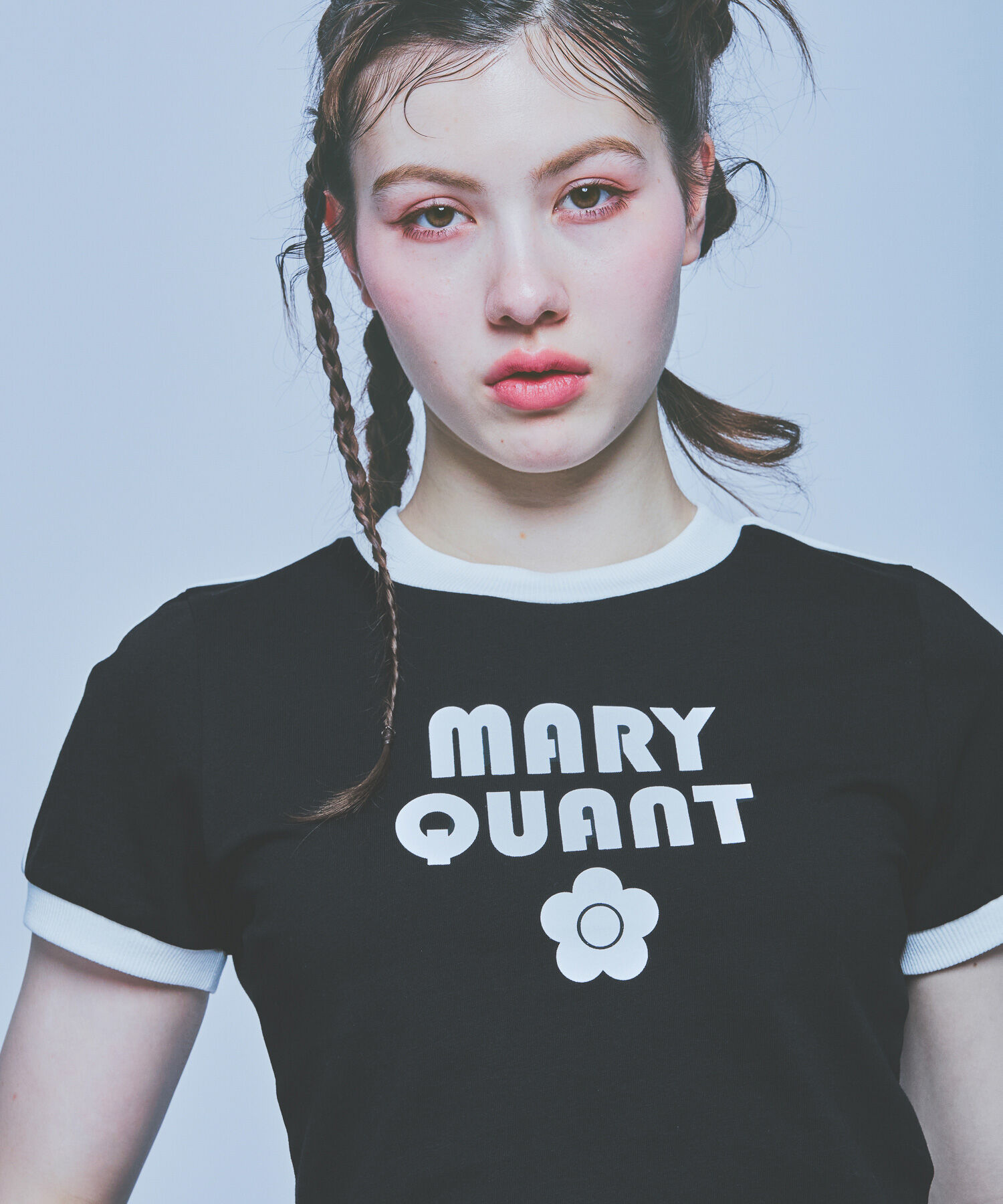 MARY QUANT「コンパクトリンガー Tシャツ」|Tシャツ・カットソー|