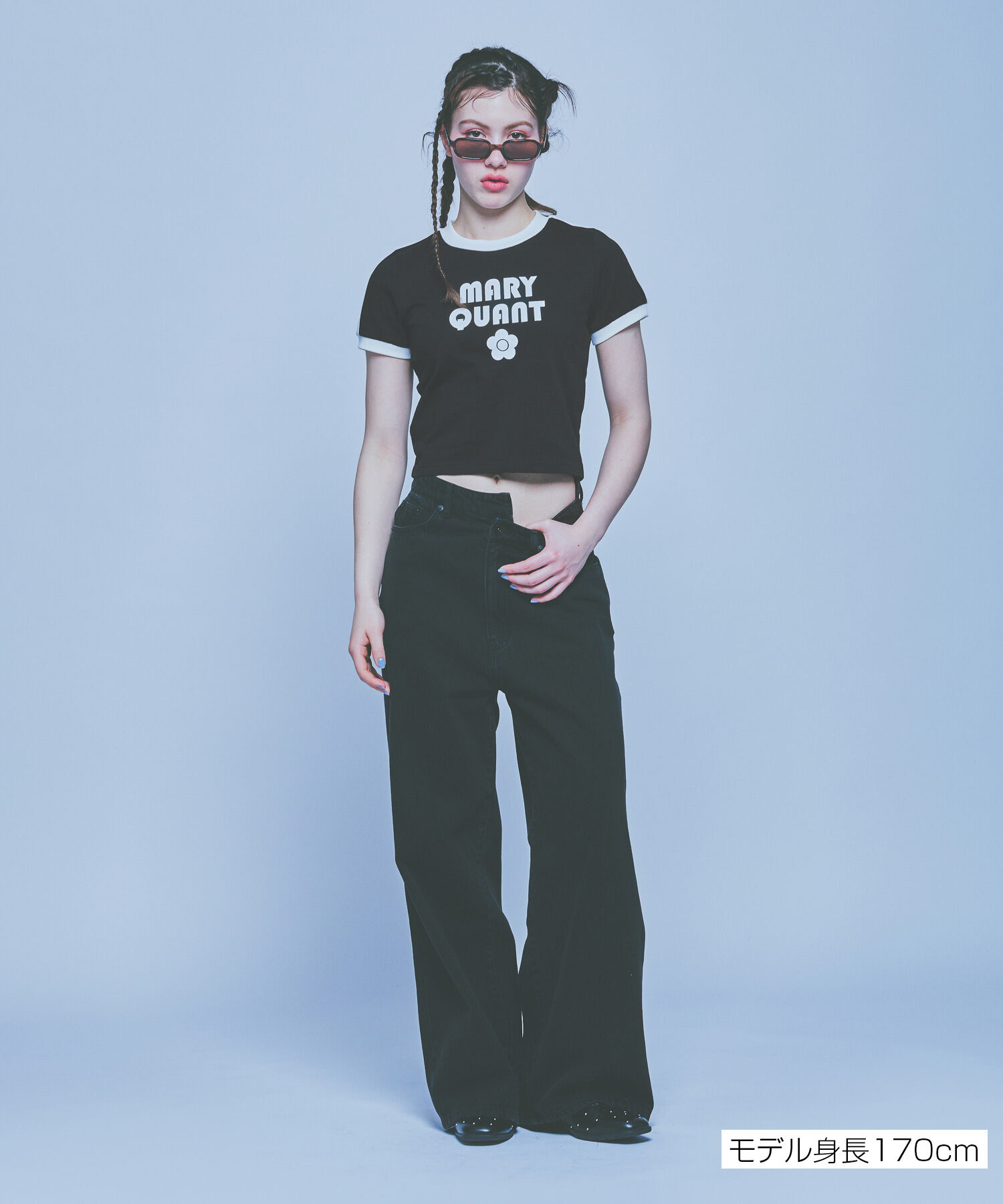 MARY QUANT「コンパクトリンガー Tシャツ」|Tシャツ・カットソー|