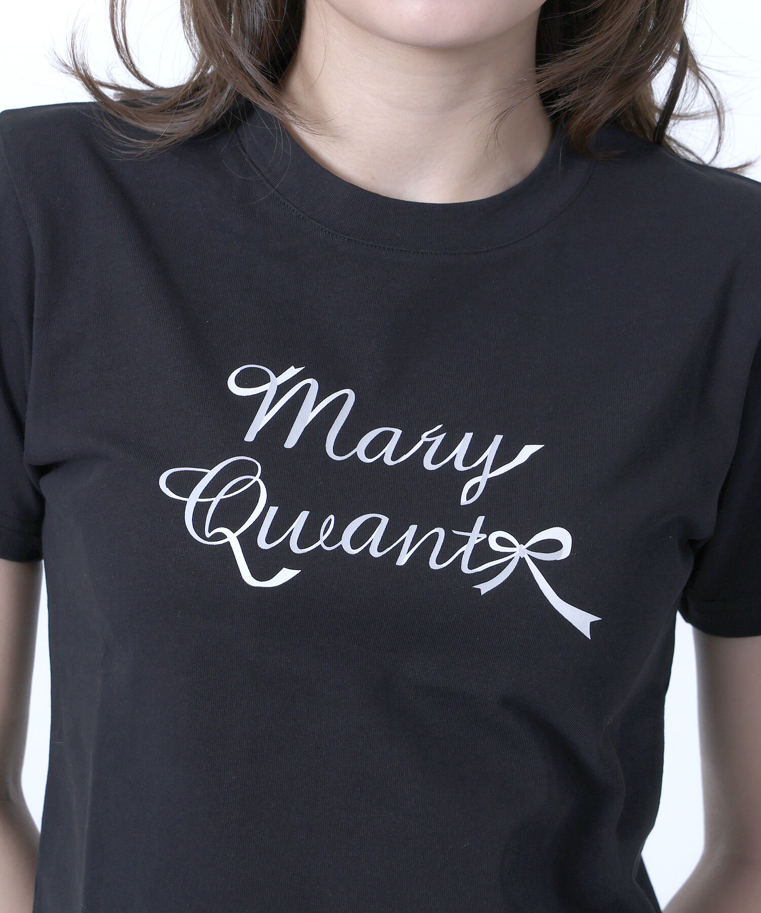 MARY QUANT「リボンロゴ Tシャツ」|Tシャツ・カットソー|