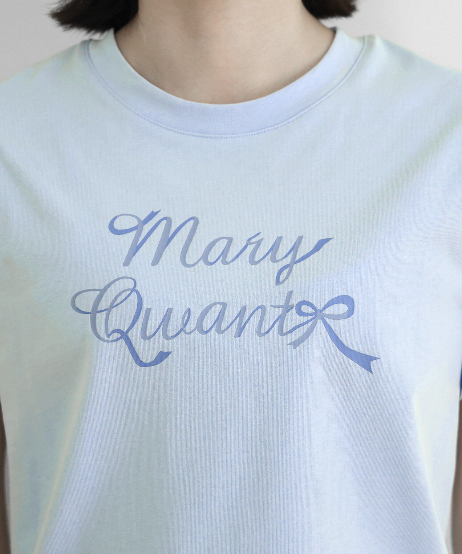 MARY QUANT「リボンロゴ Tシャツ」|Tシャツ・カットソー|