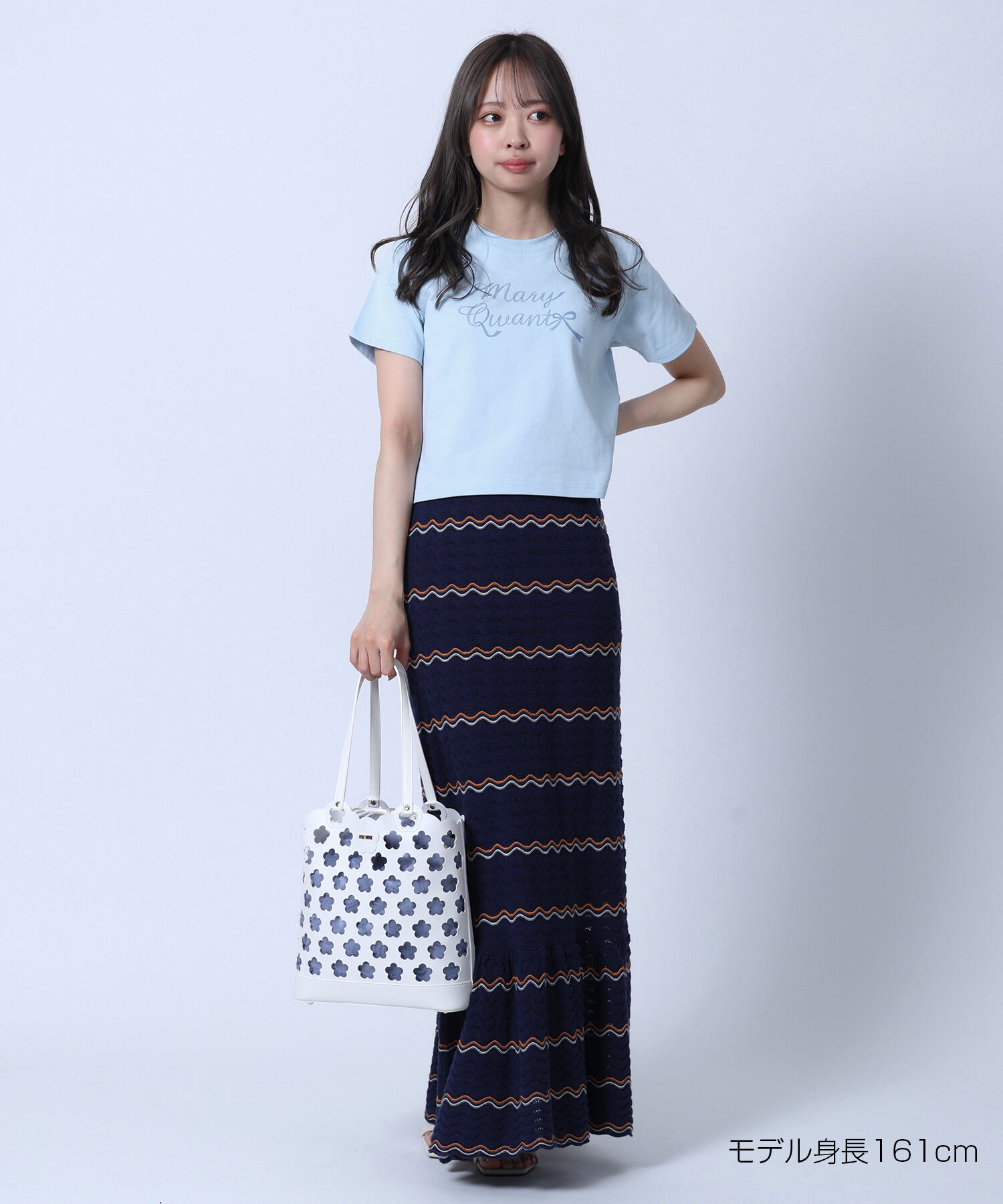 MARY QUANT「リボンロゴ Tシャツ」|Tシャツ・カットソー|