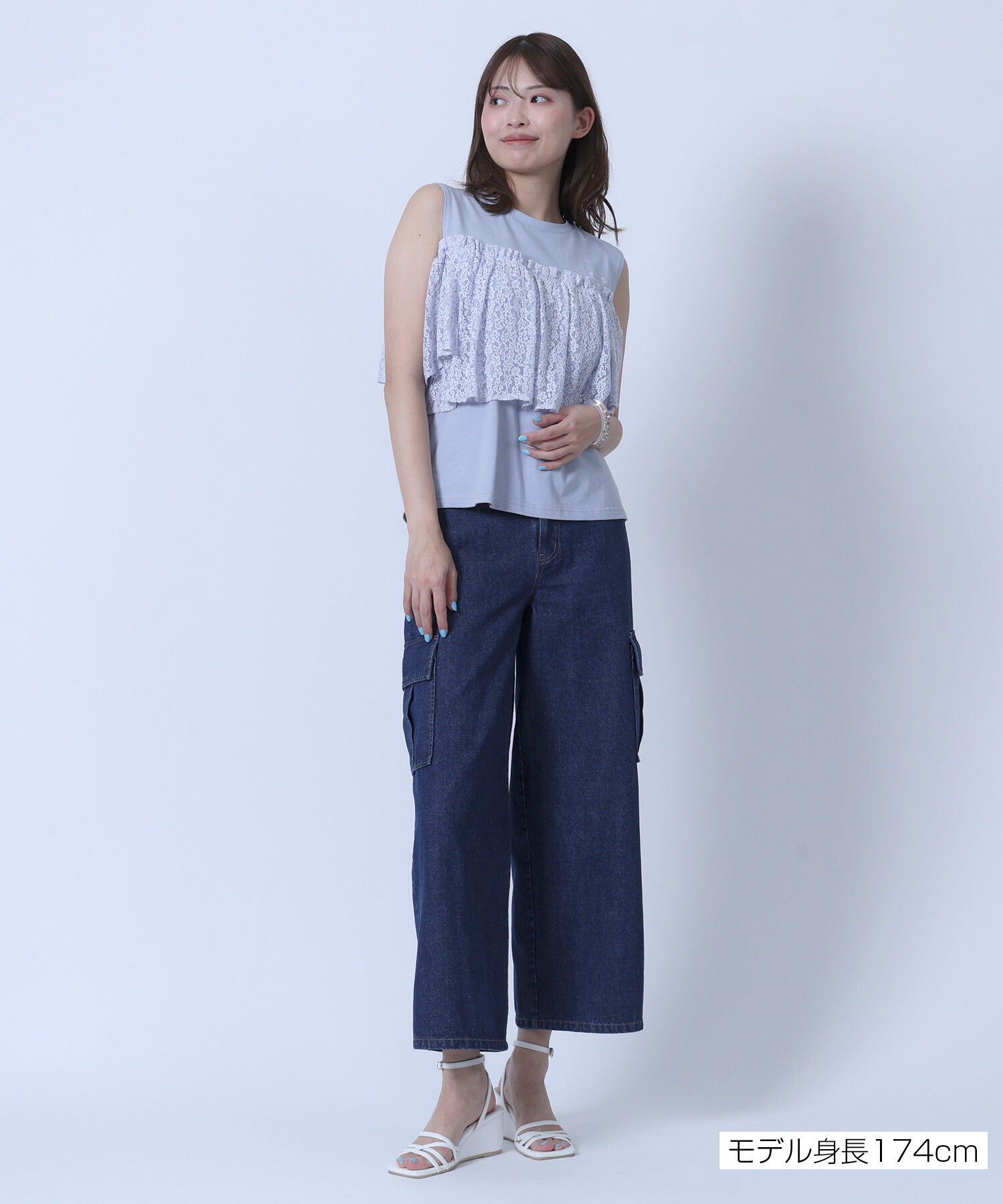 MARY QUANT「カーゴデニム パンツ」|デニム|