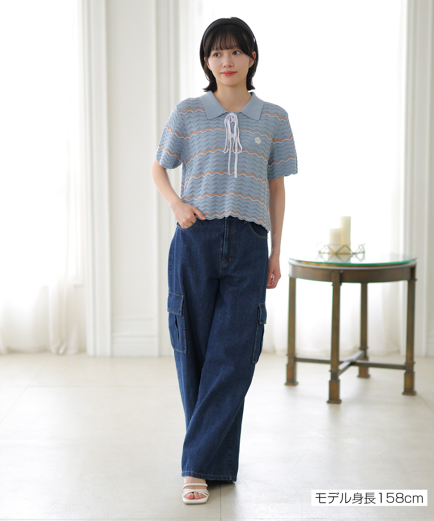 MARY QUANT「カーゴデニム パンツ」|デニム|