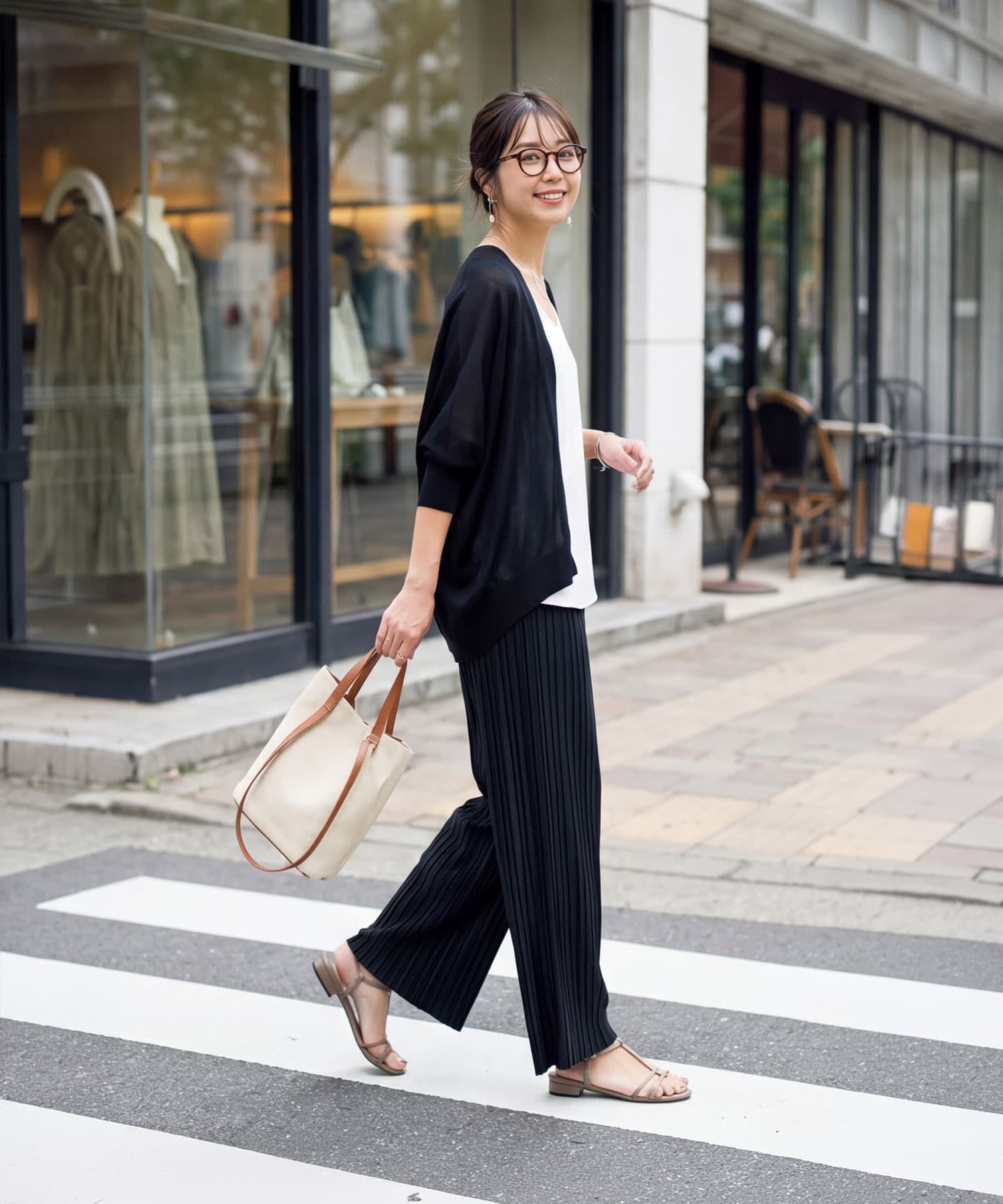STYLE DELI「【LUXE】シャリシャリドルマンカーディガンB」|カーディガン|