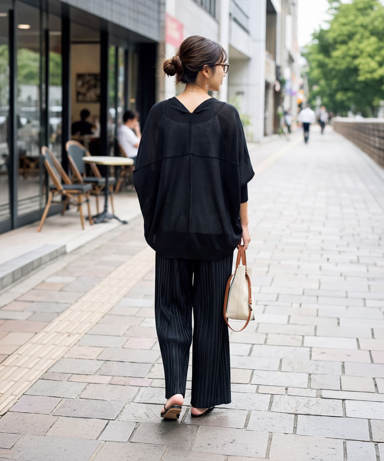 STYLE DELI「【LUXE】シャリシャリドルマンカーディガンB」|カーディガン|