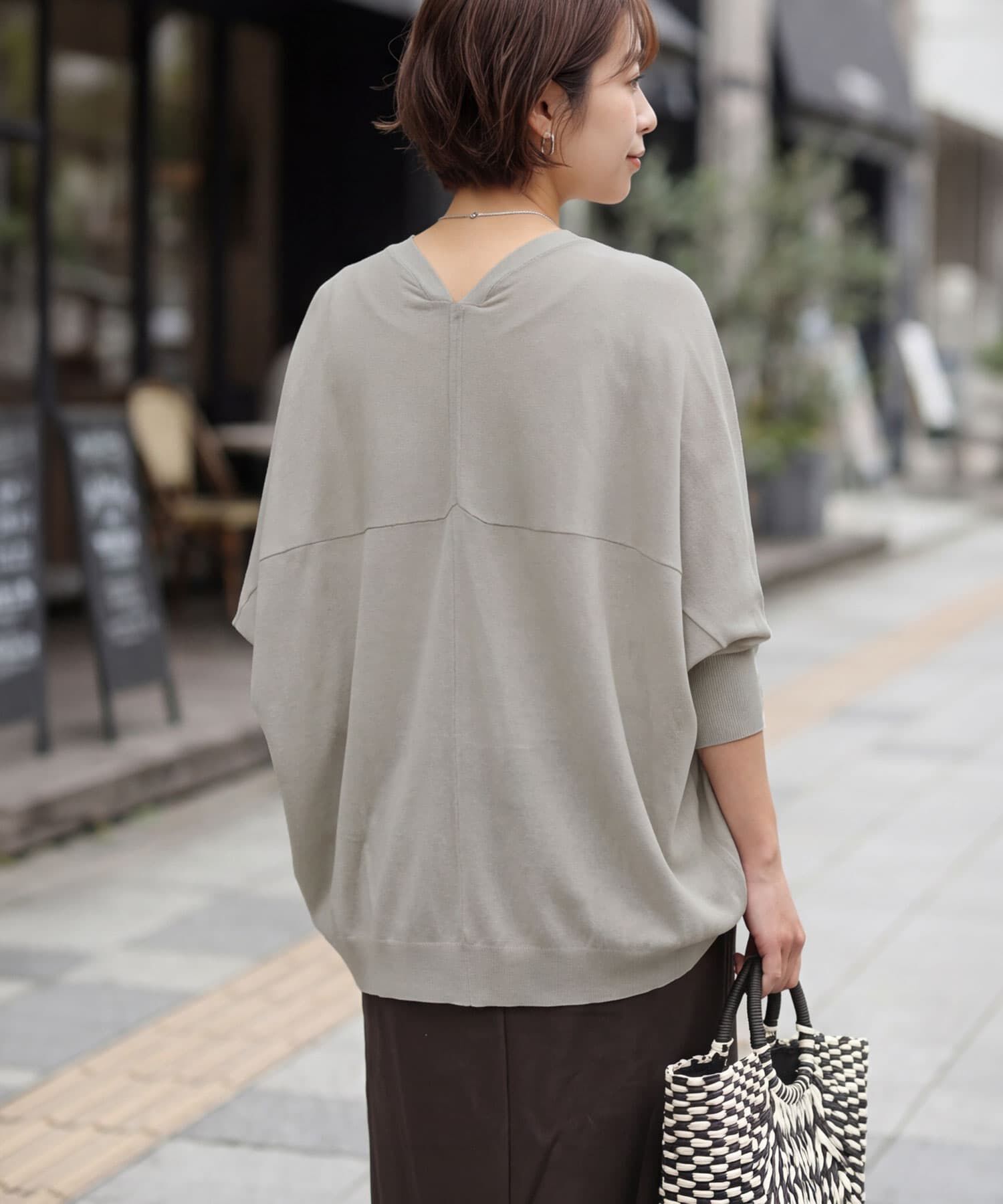 STYLE DELI「【LUXE】シャリシャリドルマンカーディガンB」|カーディガン|