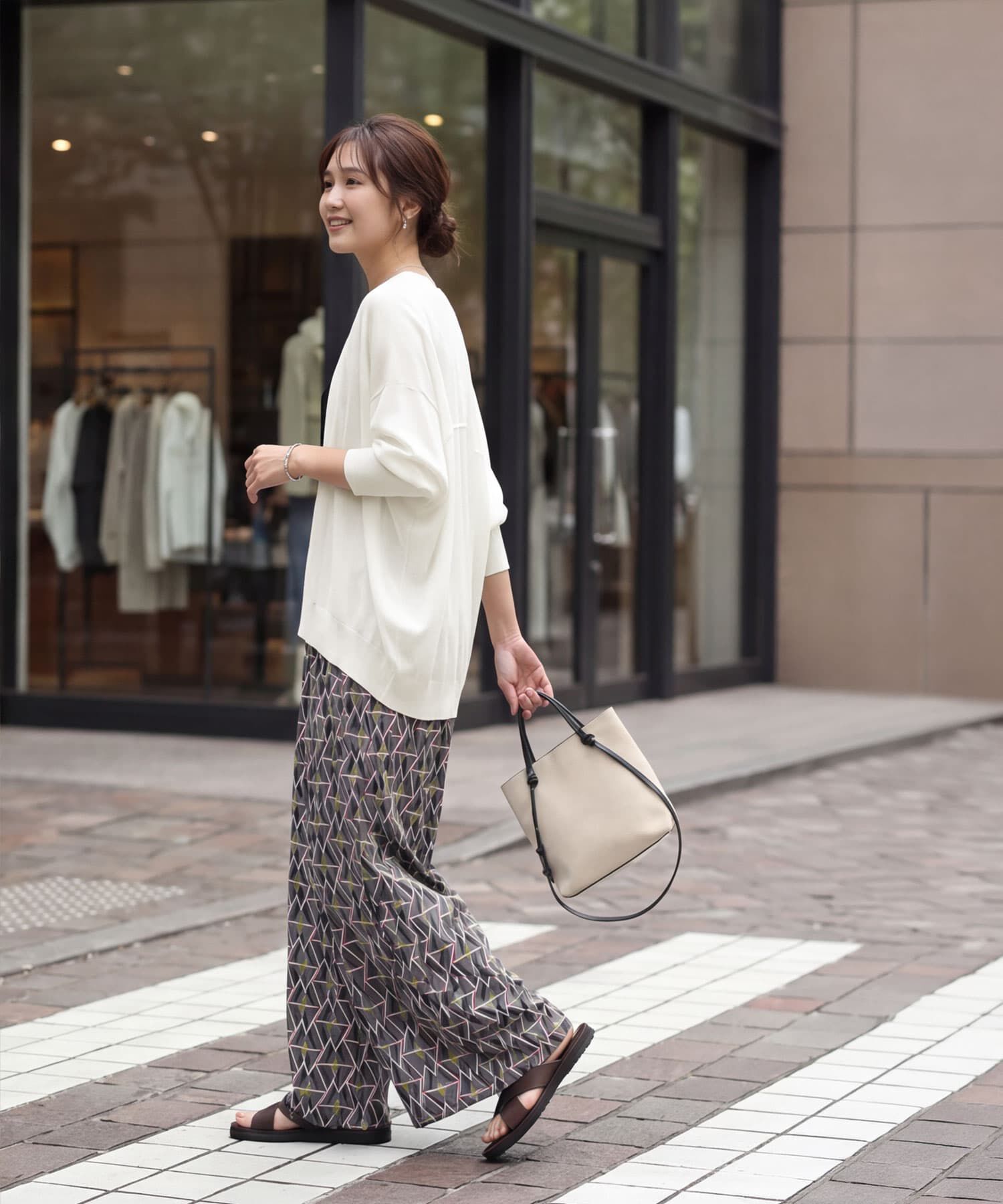 STYLE DELI「【LUXE】シャリシャリドルマンカーディガンB」|カーディガン|