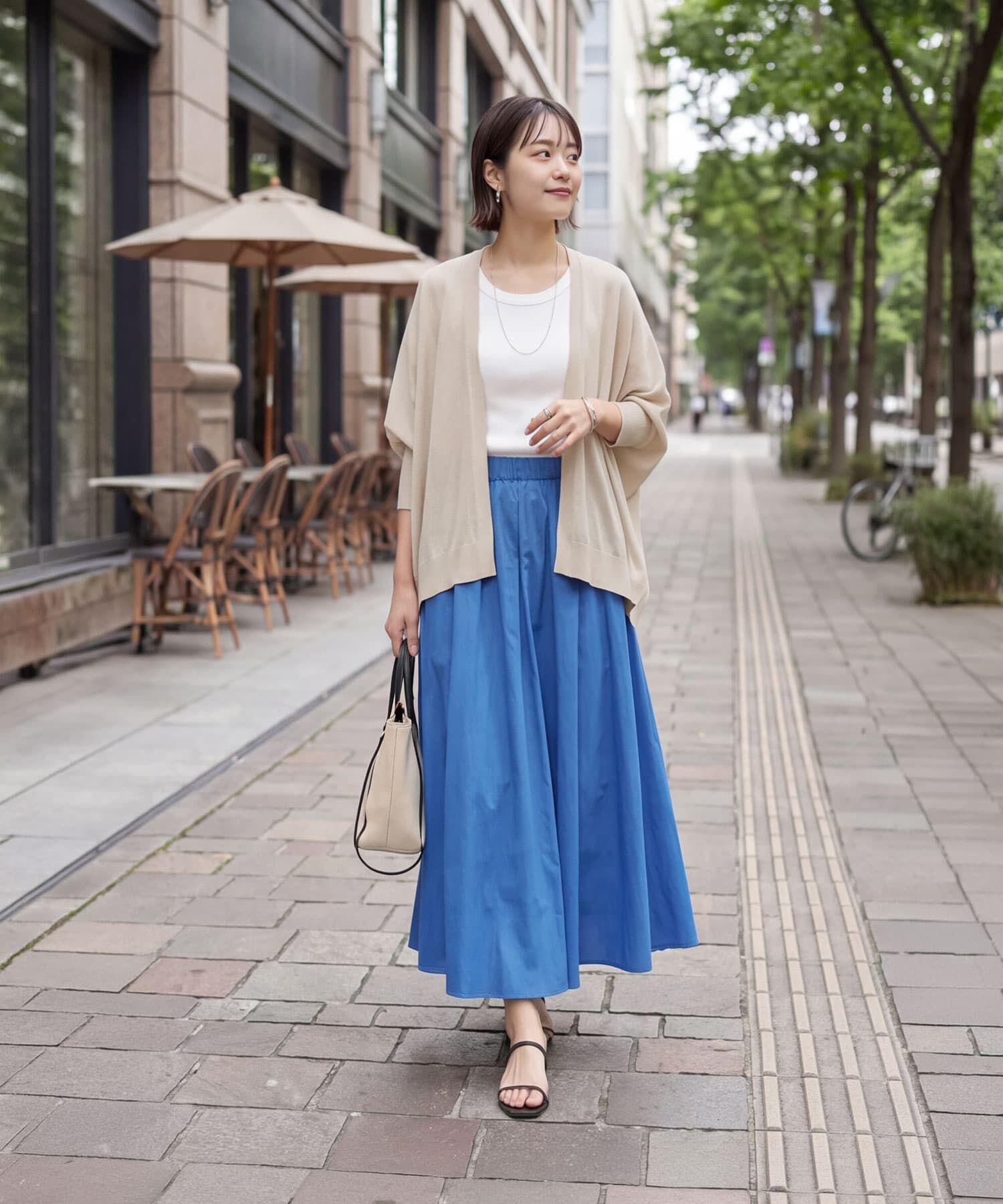 STYLE DELI「【LUXE】シャリシャリドルマンカーディガンB」|カーディガン|