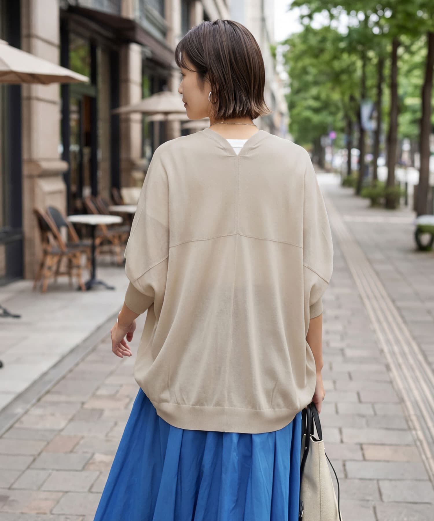 STYLE DELI「【LUXE】シャリシャリドルマンカーディガンB」|カーディガン|