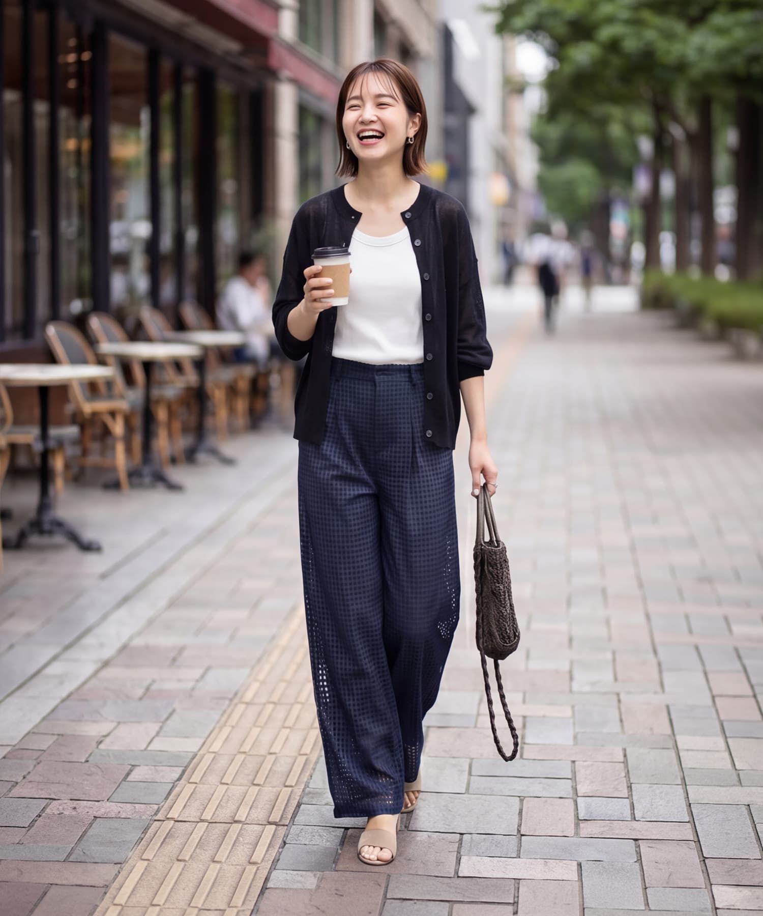 STYLE DELI「カラッとしたシアーカーディガン」|カーディガン|