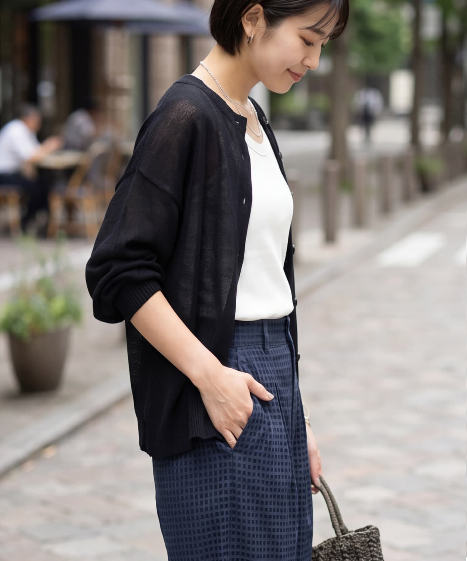 STYLE DELI「カラッとしたシアーカーディガン」|カーディガン|
