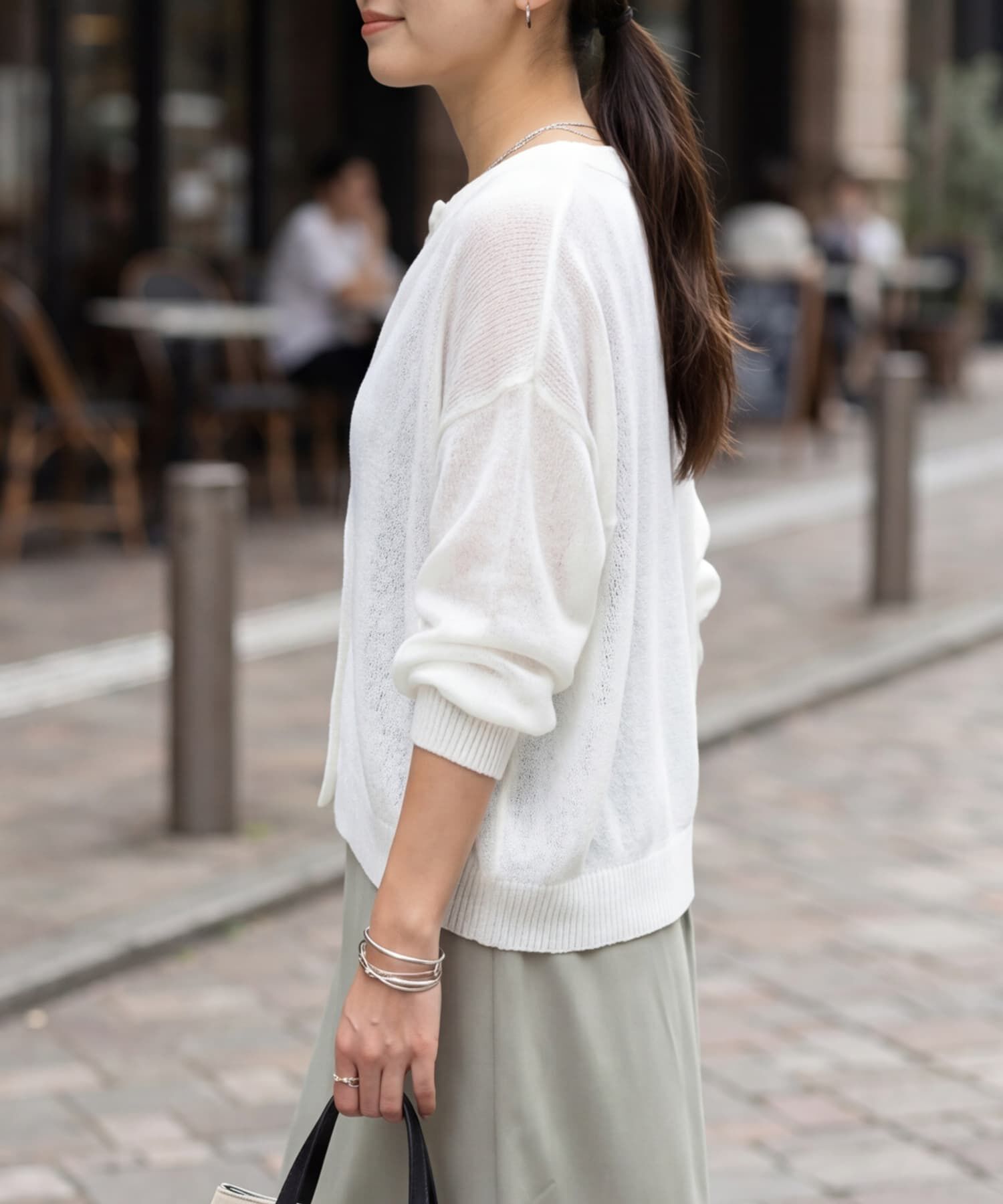 STYLE DELI「カラッとしたシアーカーディガン」|カーディガン|